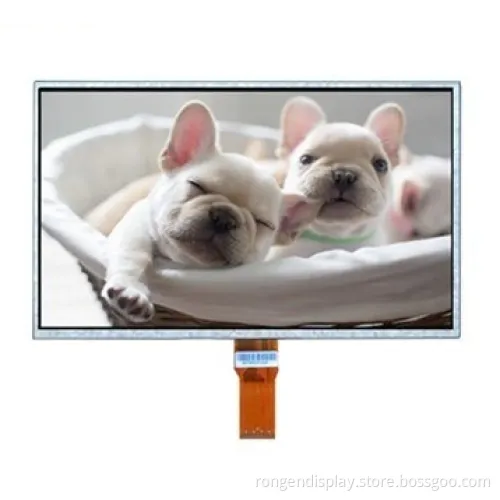 7inch LCD 800*480 Dots 400CD/M2 TFT LCM 50pin RGB Display